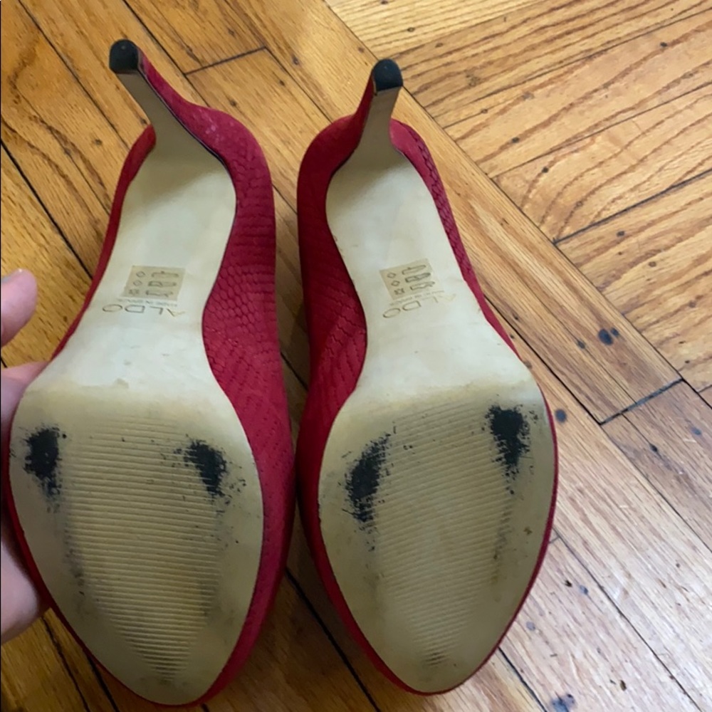 Also Red Pumps size 10 - Picture 4 of 8